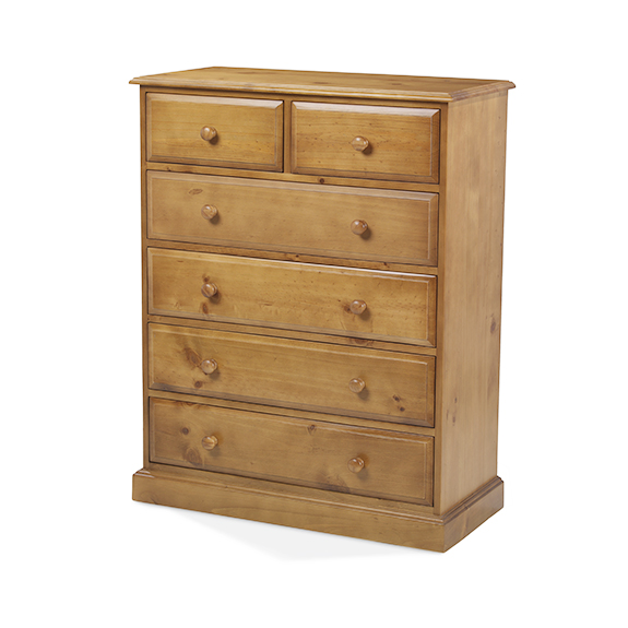 Henley Pine 6 Drawer Chest by Heritance Furniture | Style Our Home