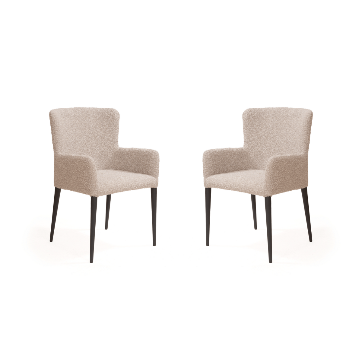 Varsi Dining Chair - Set of 2 - Chex Bouclé Steam by Tommy Franks | Style Our Home
