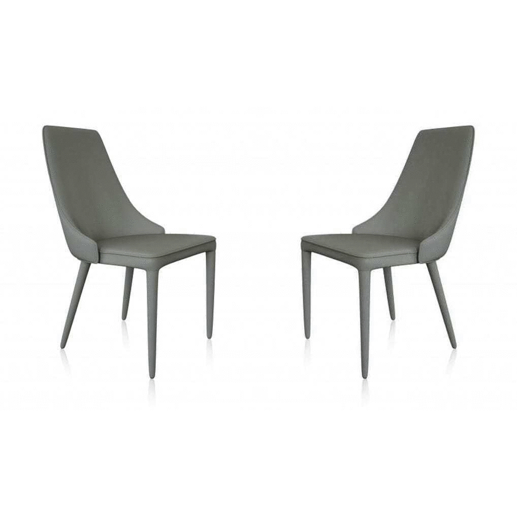 Caliche Dining Chair - Set of 2 - Concrete Grey by Tommy Franks | Style Our Home