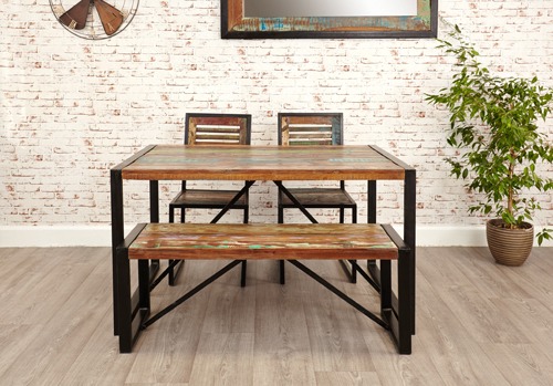 Baumhaus Urban Chic Small Dining Bench - Style Our Home