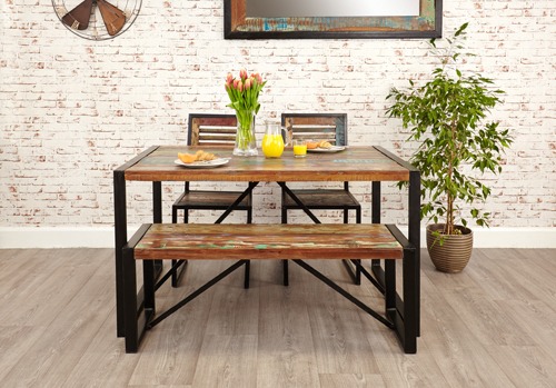 Baumhaus Urban Chic Small Dining Bench - Style Our Home