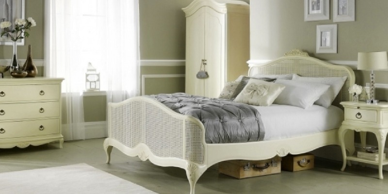 Ivory Double Bedstead - 135cm - Style Our Home
