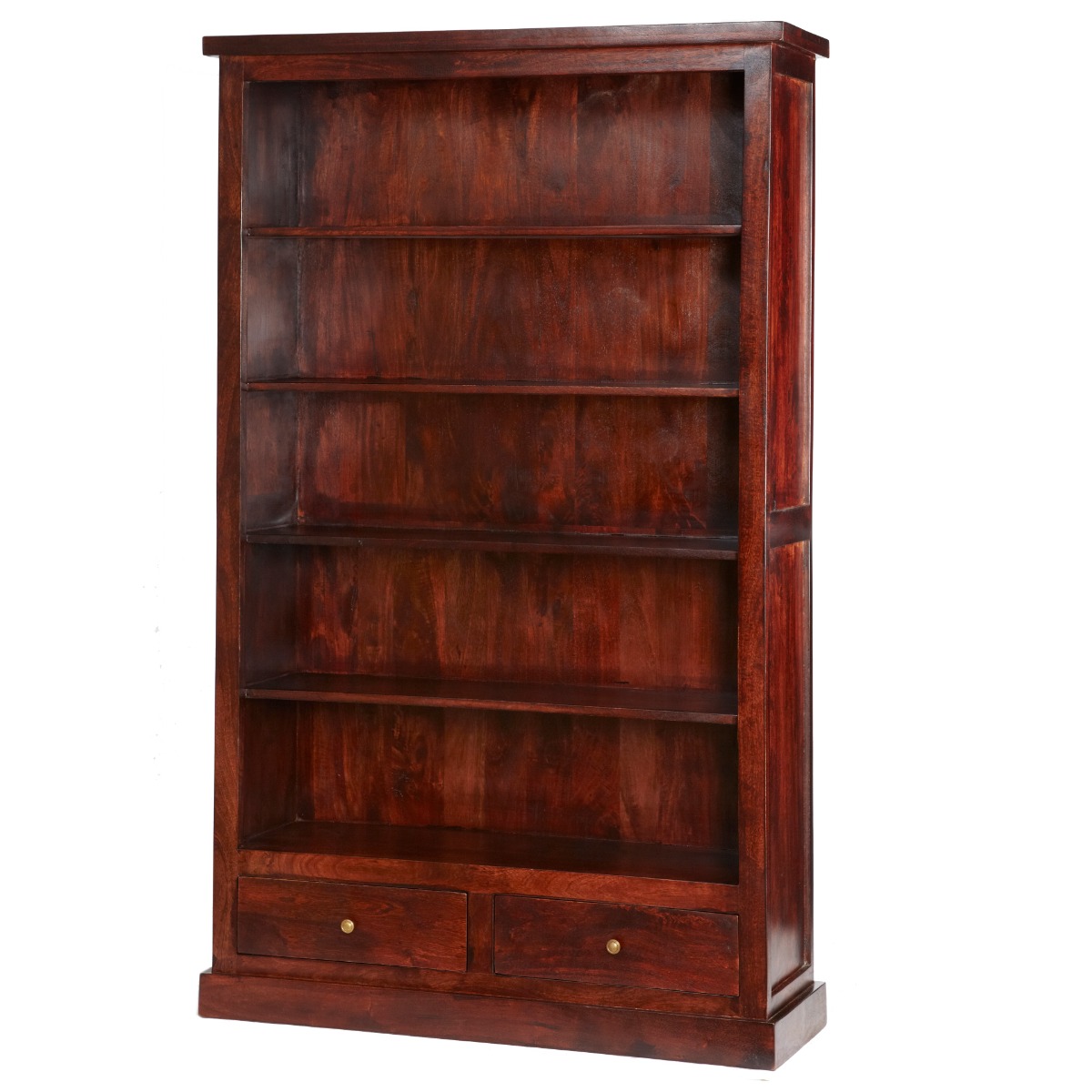 Marwick Dark Mango Large Bookcase by Karvello Designs | Style Our Home