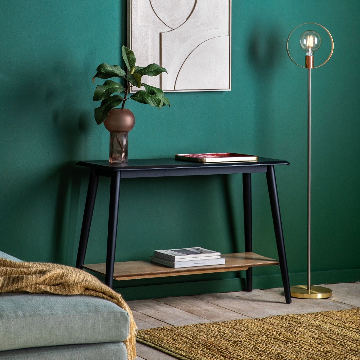 Kesington Console Table with Shelf by Hudson Living | Style Our Home