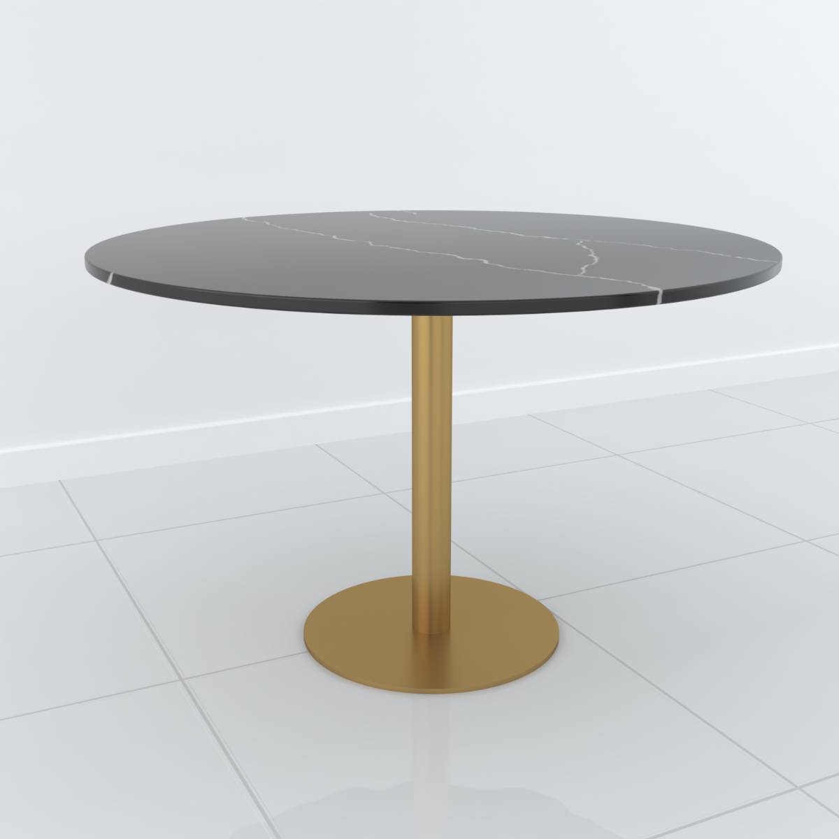 Studio Line Rectangular Dining Table - 6 Seater in Black & Gold by Steve Bristow | Style Our Home