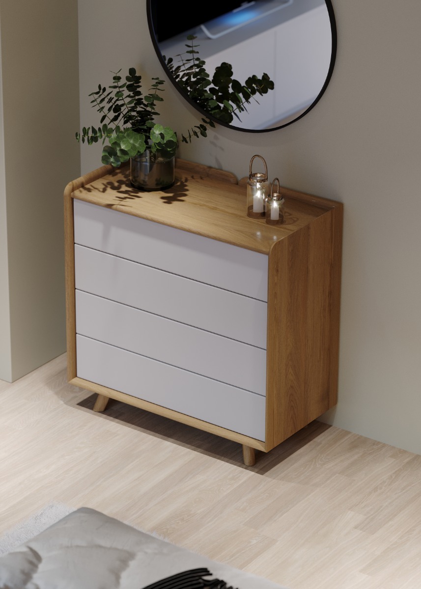 Lago Medium Chest - White by BELL & STOCCHERO | Style Our Home
