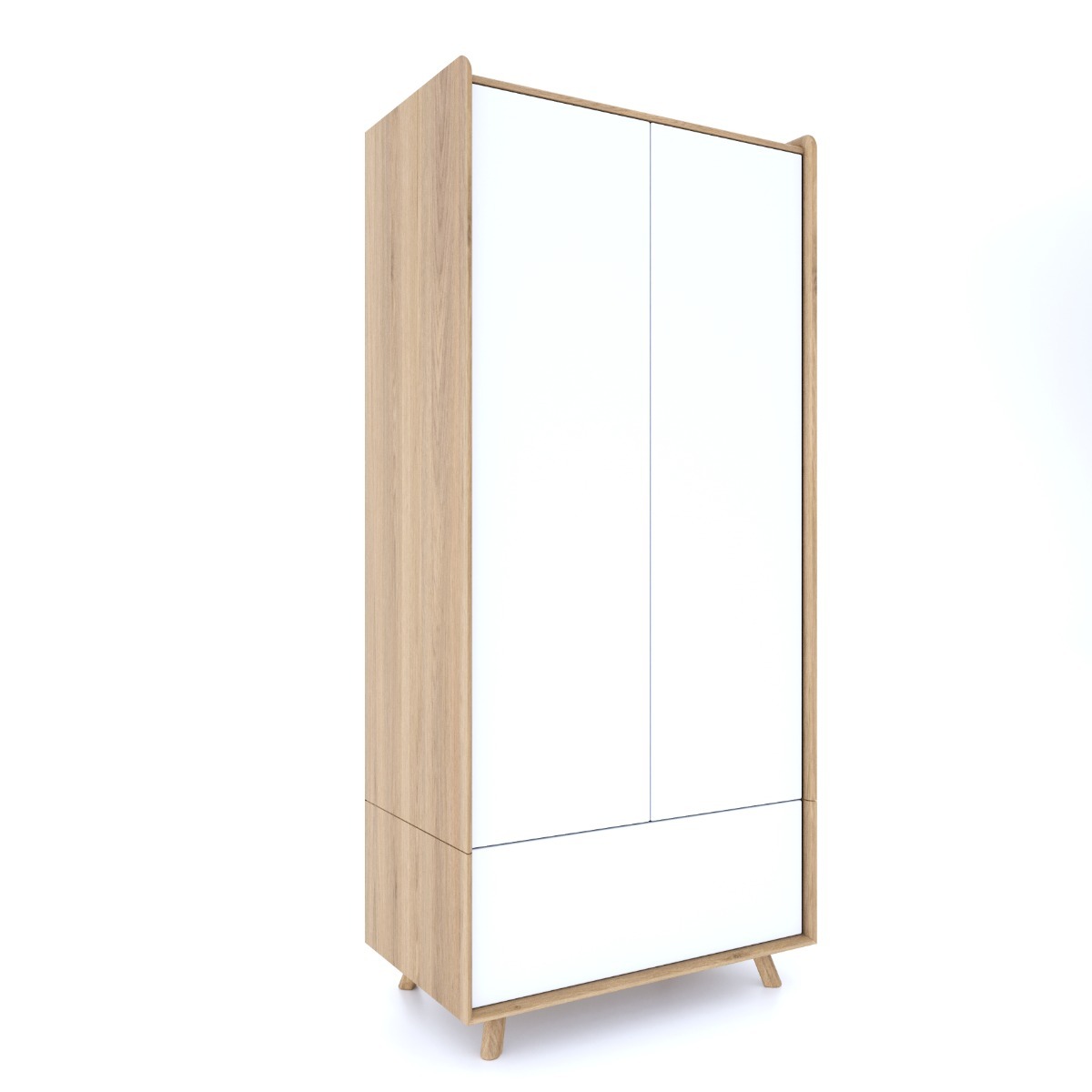 Lago Double Wardrobe - White by Bentley Designs | Style Our Home