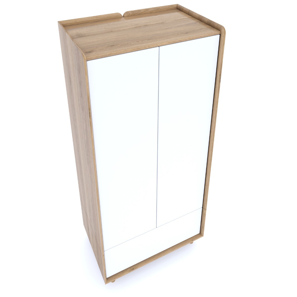 Lago Double Wardrobe - White by Bentley Designs | Style Our Home