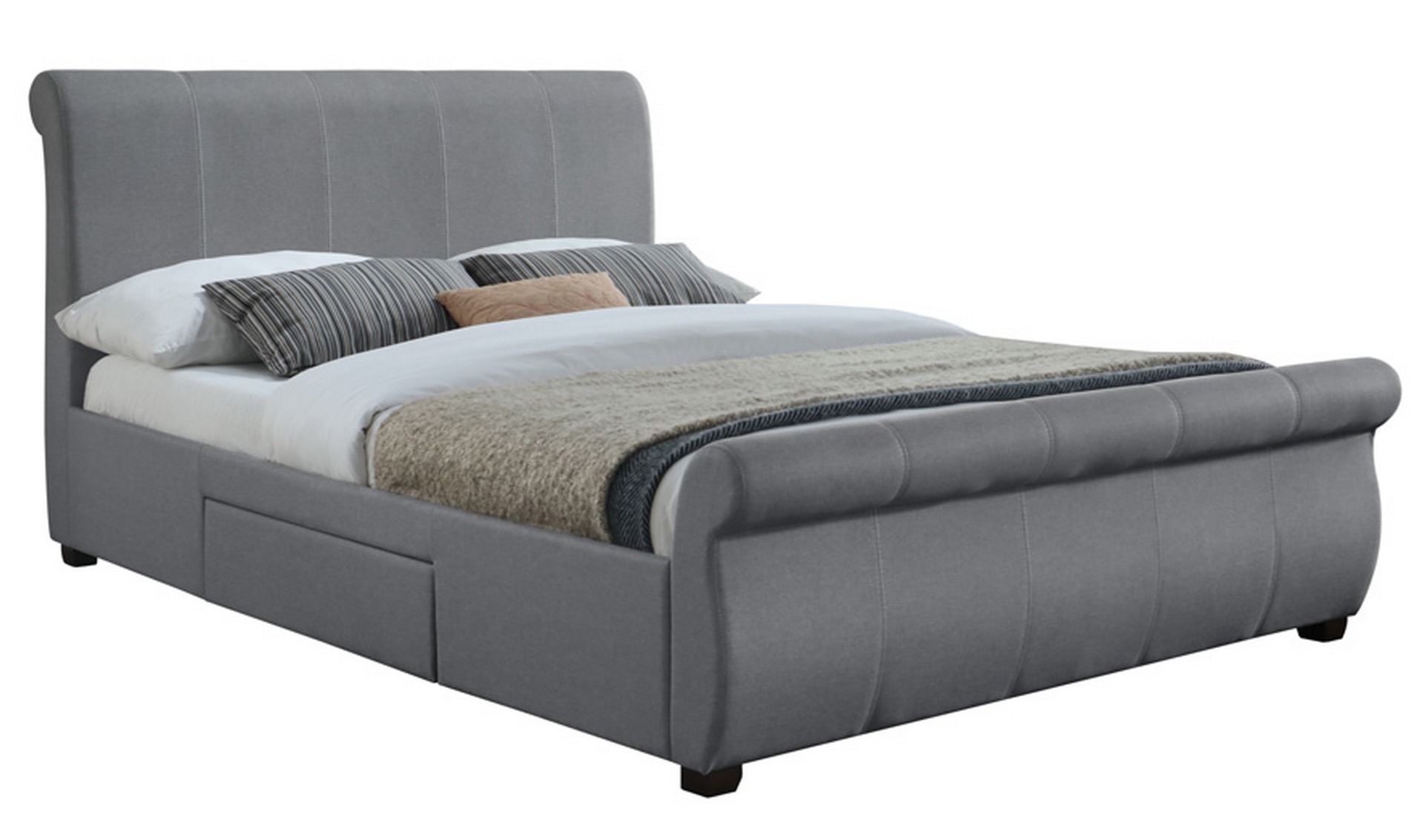 Lancaster Grey King Bed