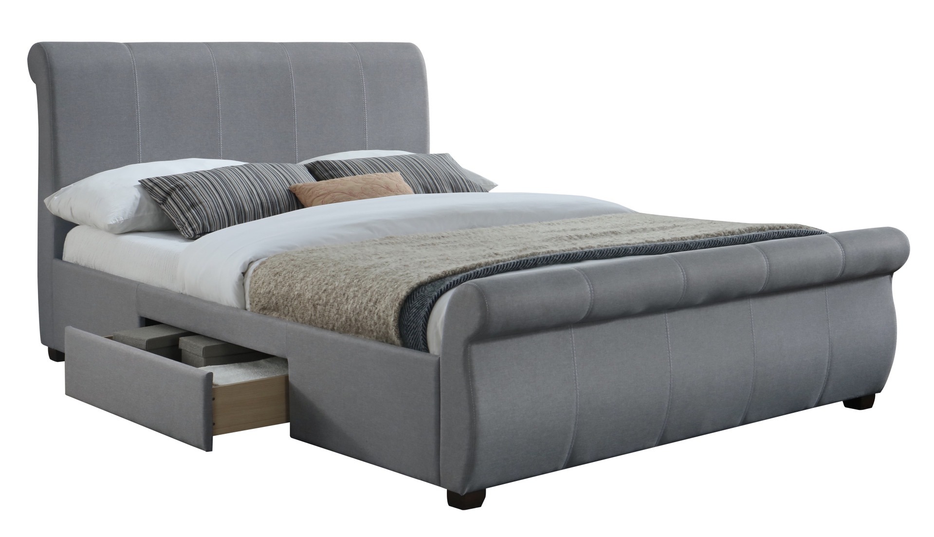 Lancaster Grey King Bed