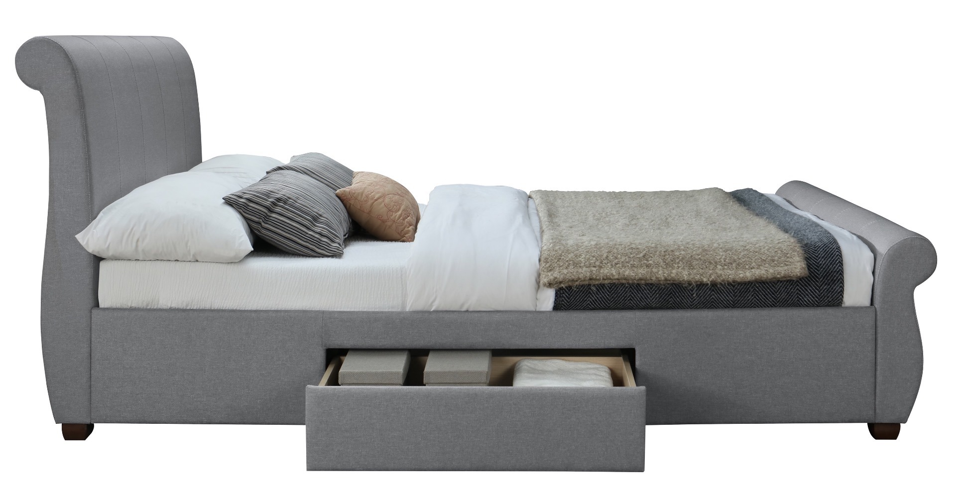 Lancaster Grey King Bed