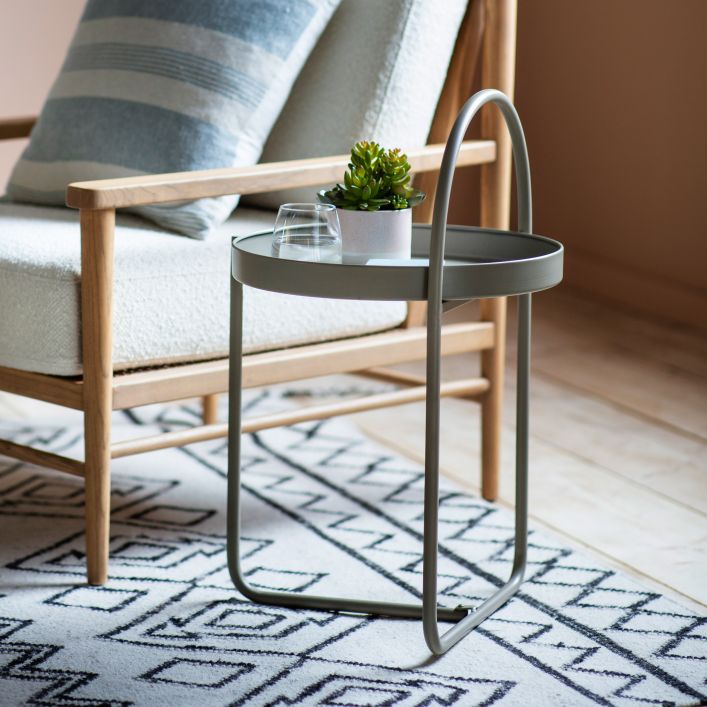 Abbas Latte Side Table by Hudson Living | Style Our Home