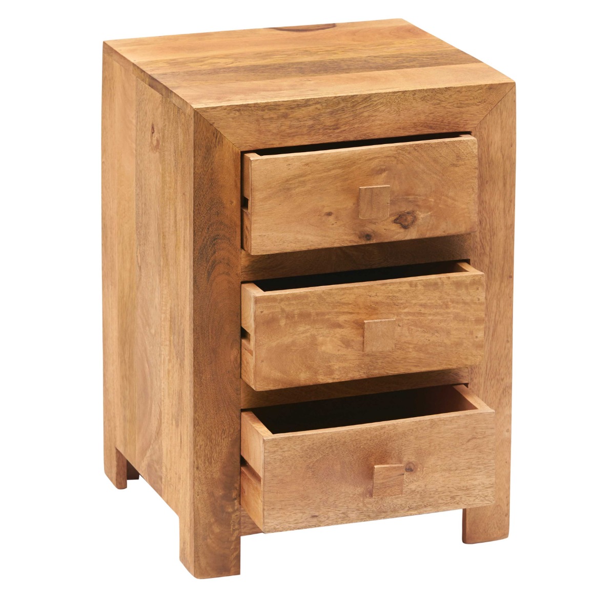Karoo Light Mango 3 Drawer Bedside by Karvello Designs | Style Our Home