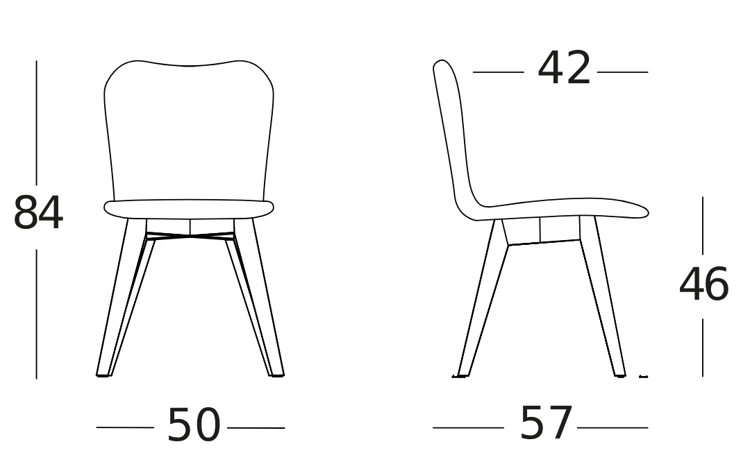 Lena Dining Chair by Vincent Sheppard in Old Lace | Style Our Home