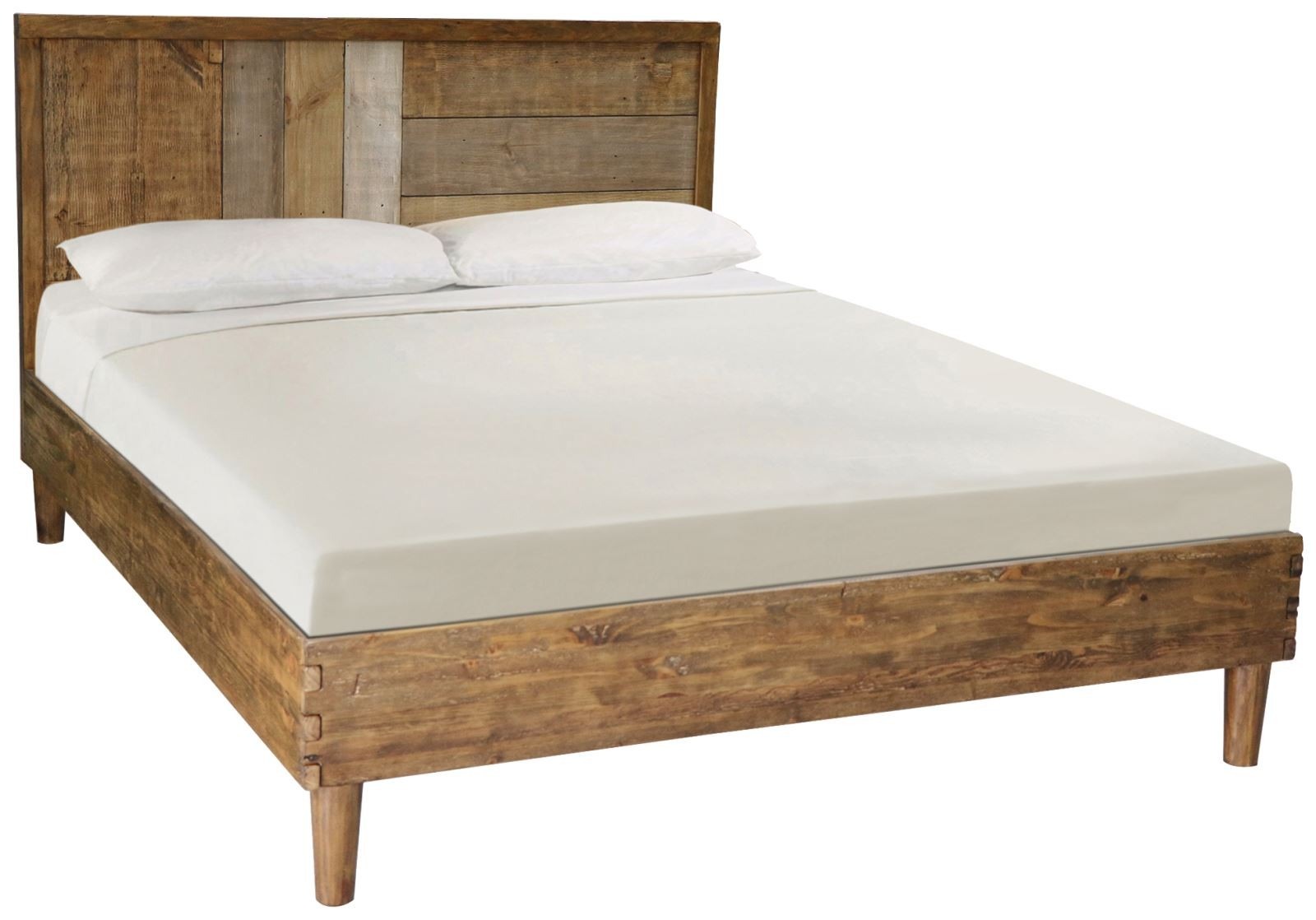 Loft Reclaimed Pine Double Bedstead - Style our Home