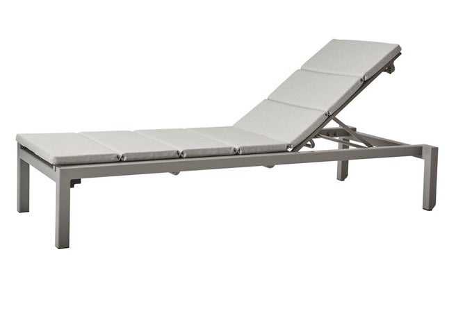 Relax Grey Sunbed - Light Grey Natté by Cane-line | Style Our Home