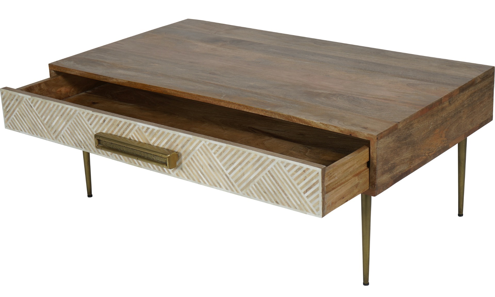 Linden Bone and Mango Wood Coffee Table by Libra | Style Our Home