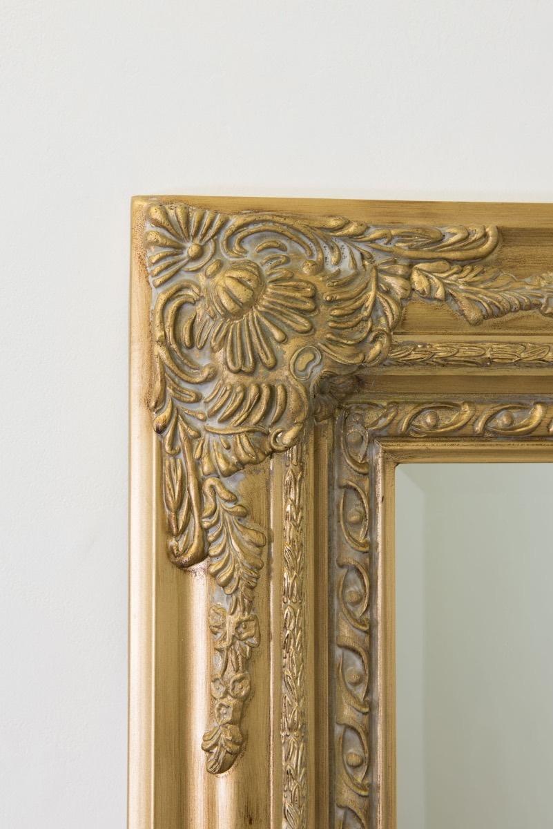 Caprice Vintage Gold Elegant Antique Design Full Length Mirror