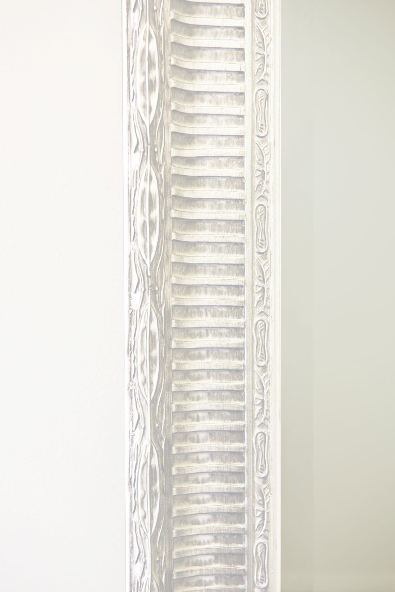 Gaia Vintage White Antique Design Large Leaner Mirror
