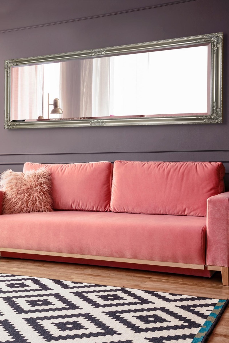 Caprice Silver Full Length Mirror
