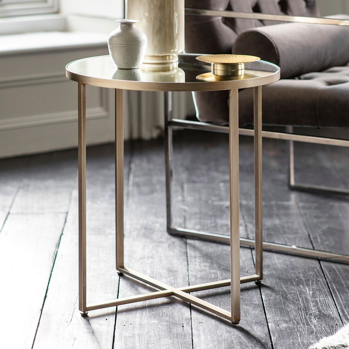 Torrance Side Table Silver - Style Our Home