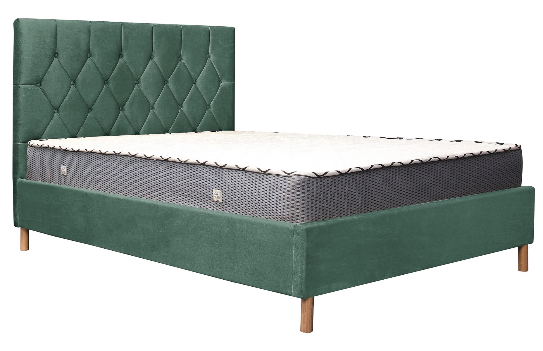 Loxley Green 5' King Ottoman Bed