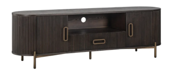 Luxor 2-Door 1-Drawer Brown TV Unit by Richmond Interiors | Style Our Home 