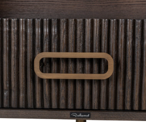 Luxor 2-Door 1-Drawer Brown TV Unit by Richmond Interiors | Style Our Home 