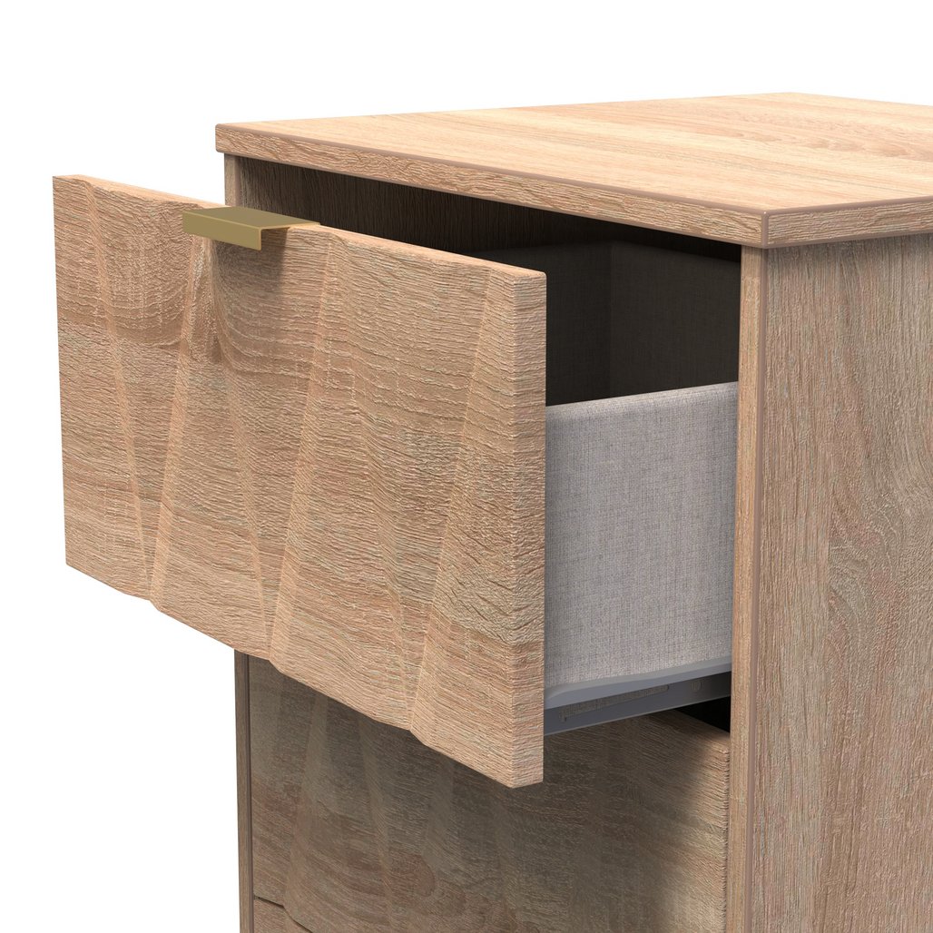 Las Vegas 3 Drawer Deep Chest in Bardolino Oak Welcome Furniture | Style Our Home