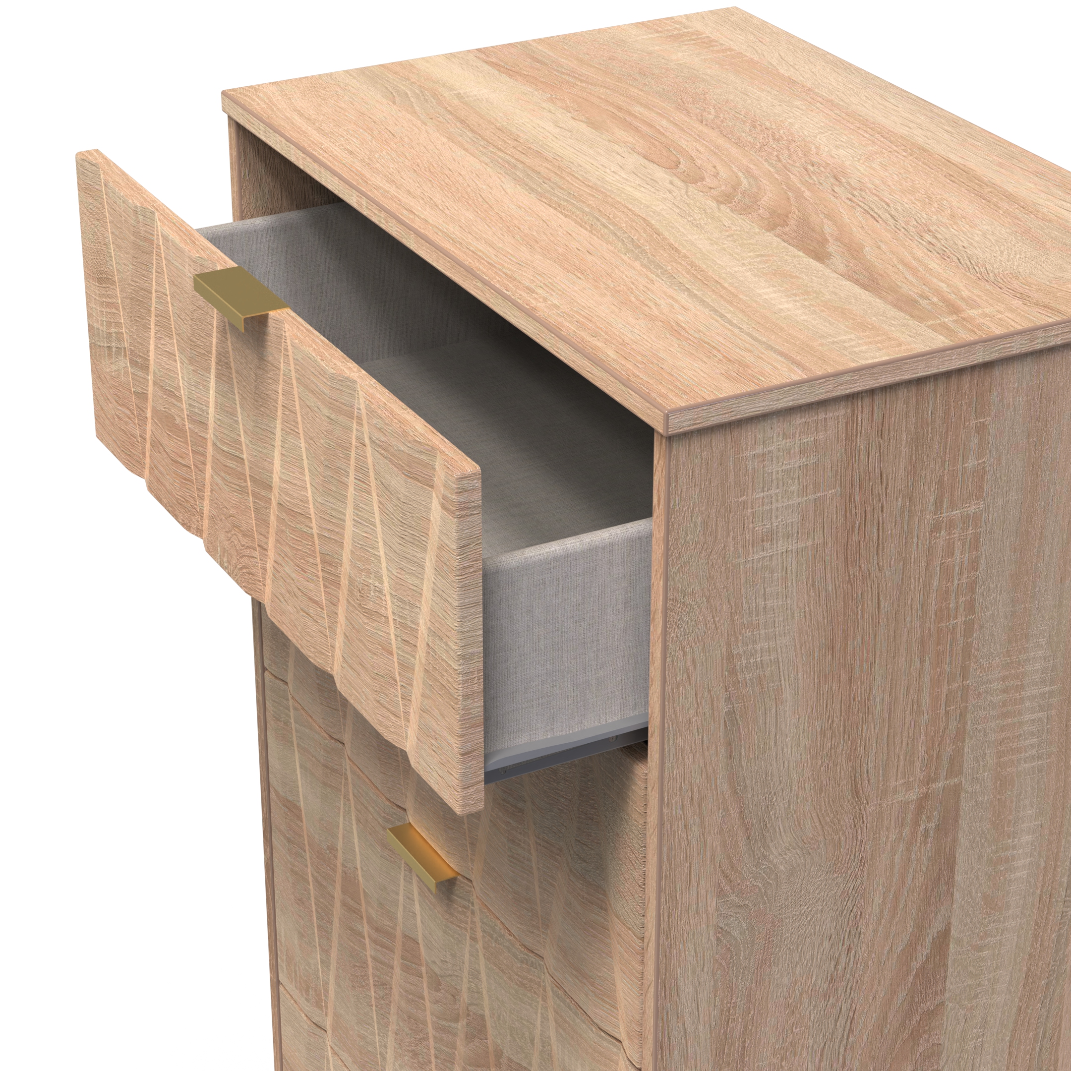 Las Vegas 4 Drawer Deep Chest in Dusk Grey  Welcome Furniture | Style Our Home