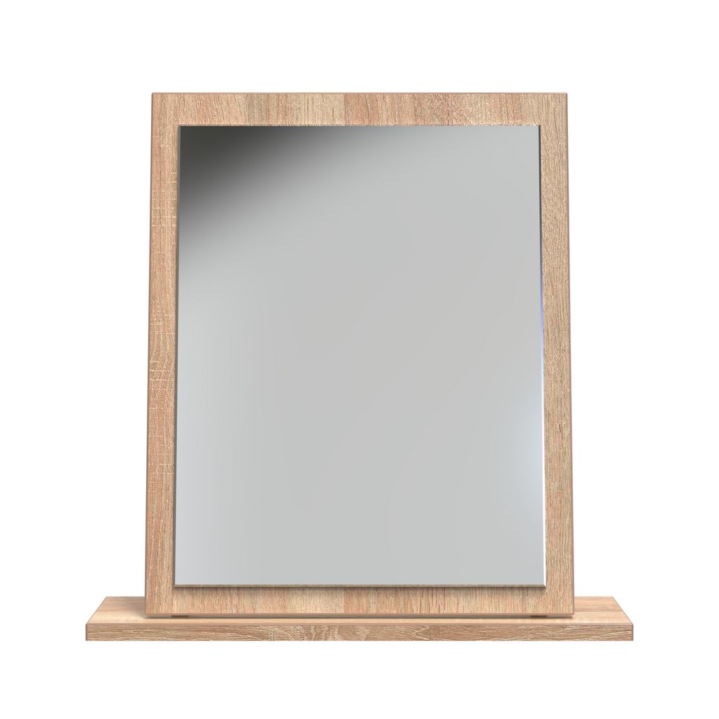 Las Vegas Small Mirror in Bardolino Oak  Welcome Furniture | Style Our Home