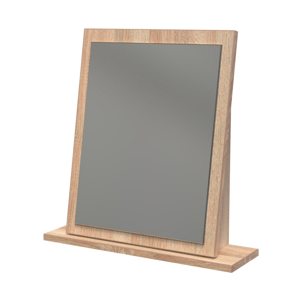 Las Vegas Small Mirror in Bardolino Oak  Welcome Furniture | Style Our Home