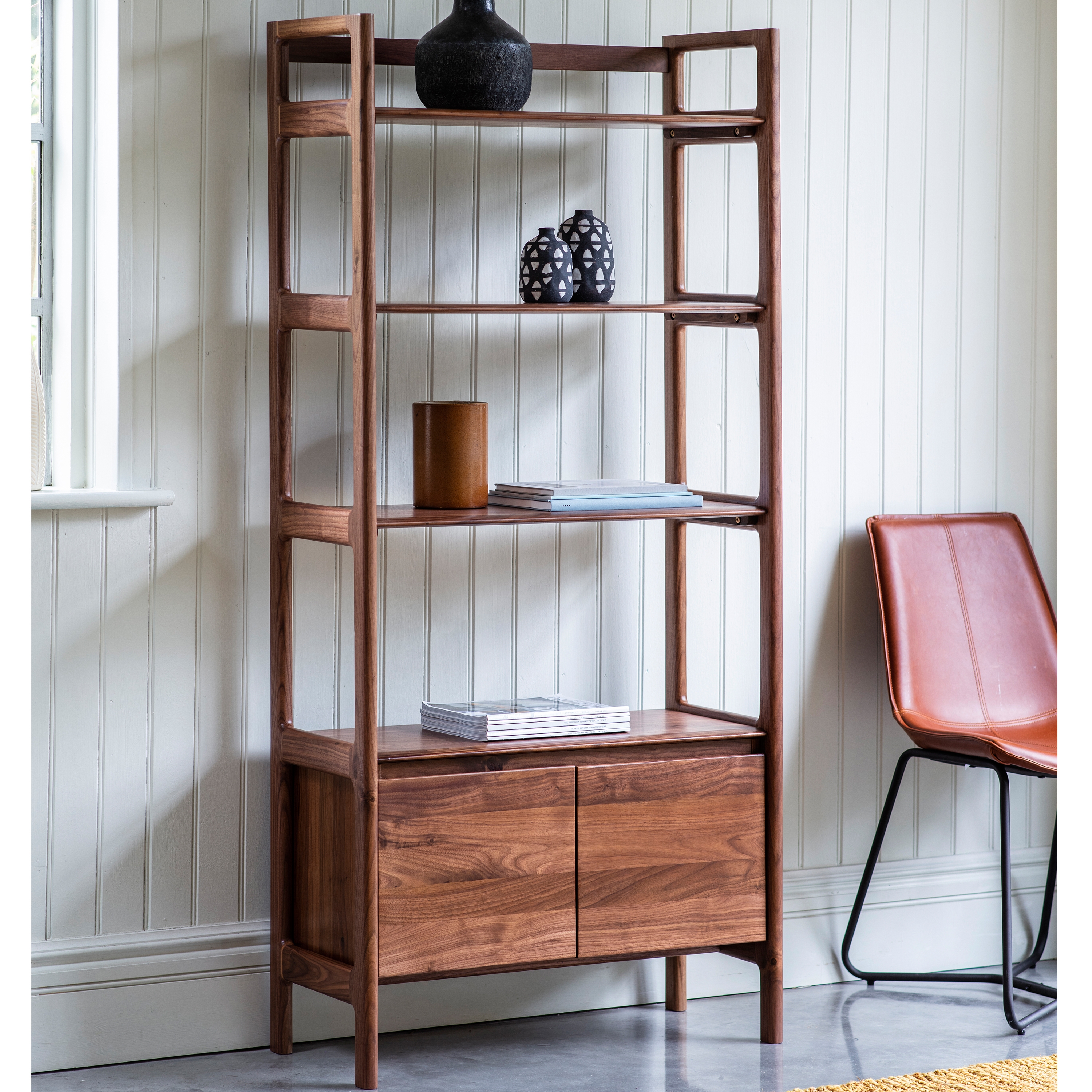 Madrid Open Display Walnut - Style Our Home 