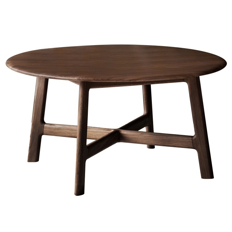 Madrid Round Coffee Table Walnut - Style Our Home