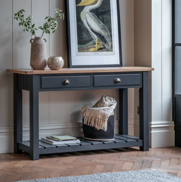 Manor Meteor 2 Drawer Console by Hudson Living | Style Our Home 