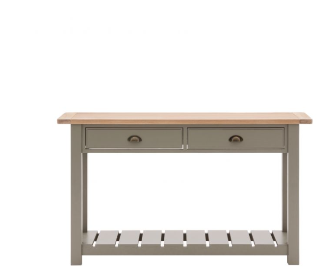 Manor Prairie 2 Drawer Console by Hudson Living | Style Our Home 