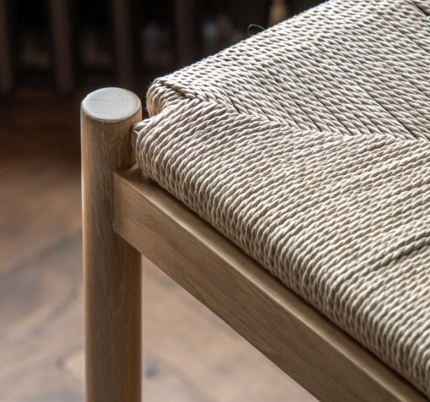 Manor Rope Stool by Hudson Living | Style Our Home 
