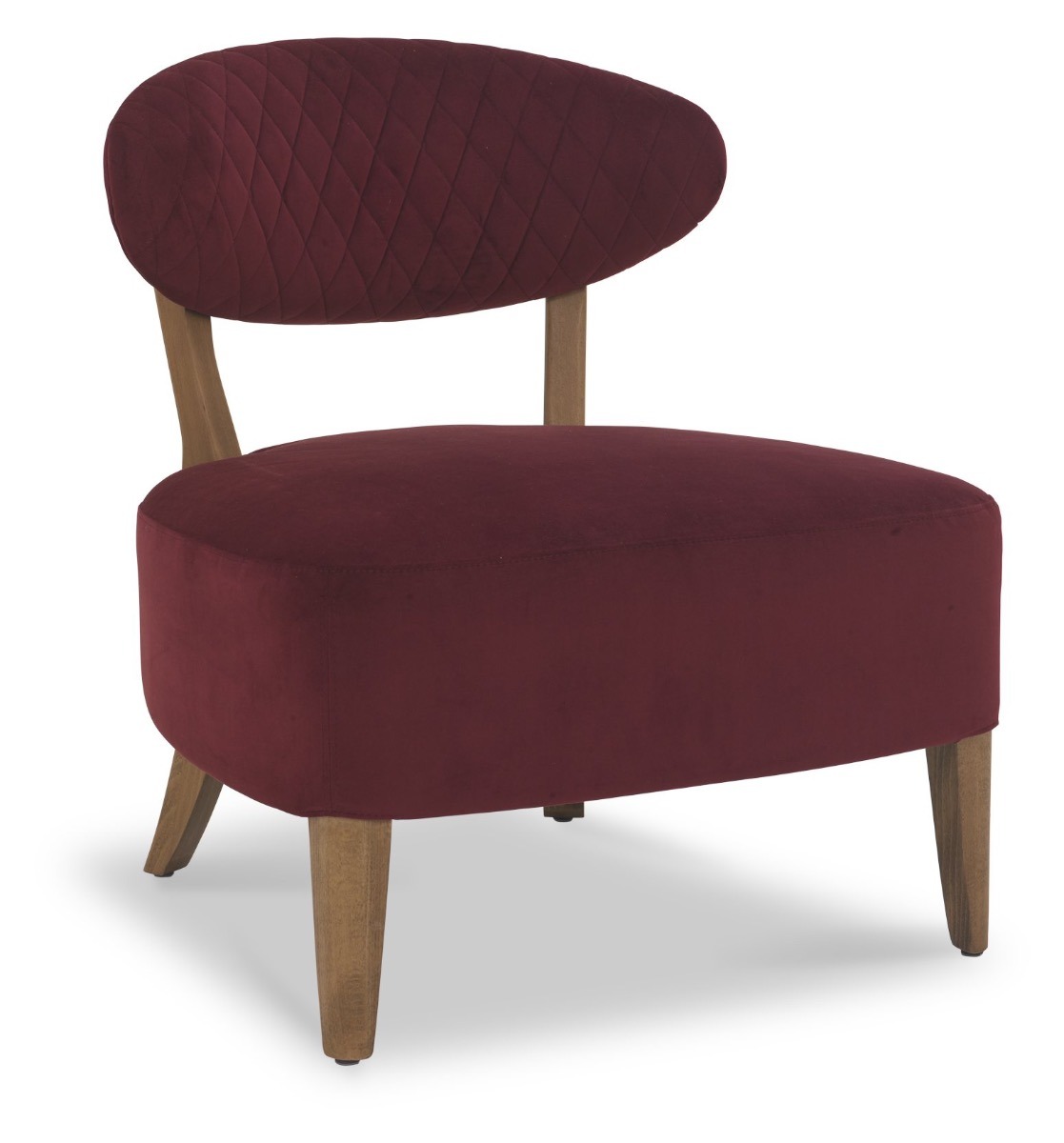 Cecelia Occasional Chair in Crimson Velvet | Style Our Home