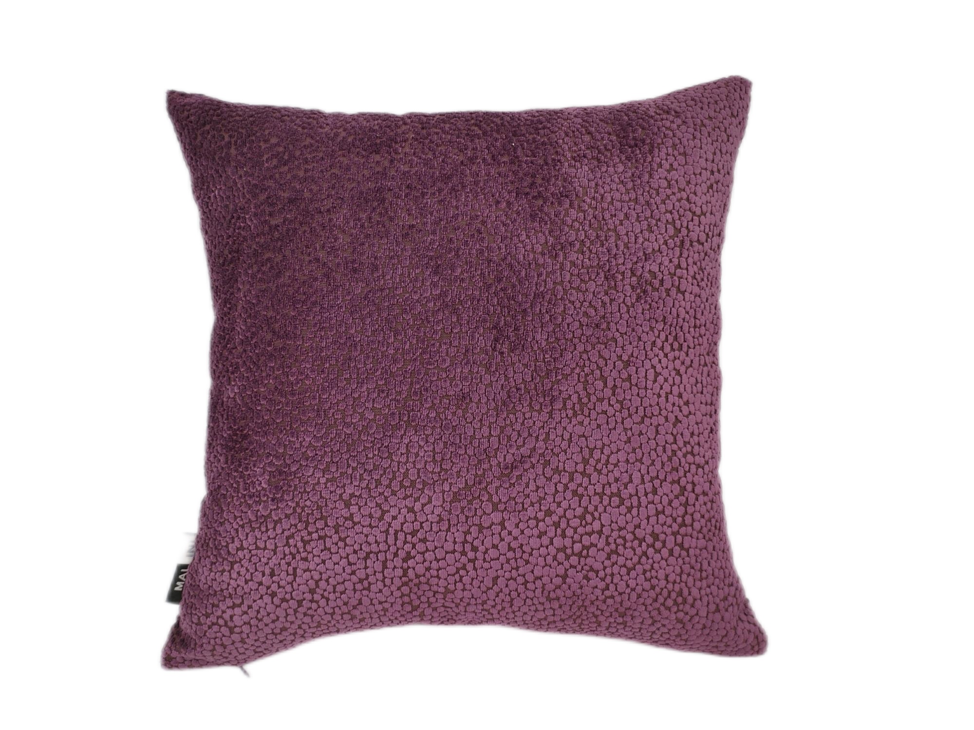 Cut Velvet Dots In Aubergine by Malini | Style Our Home