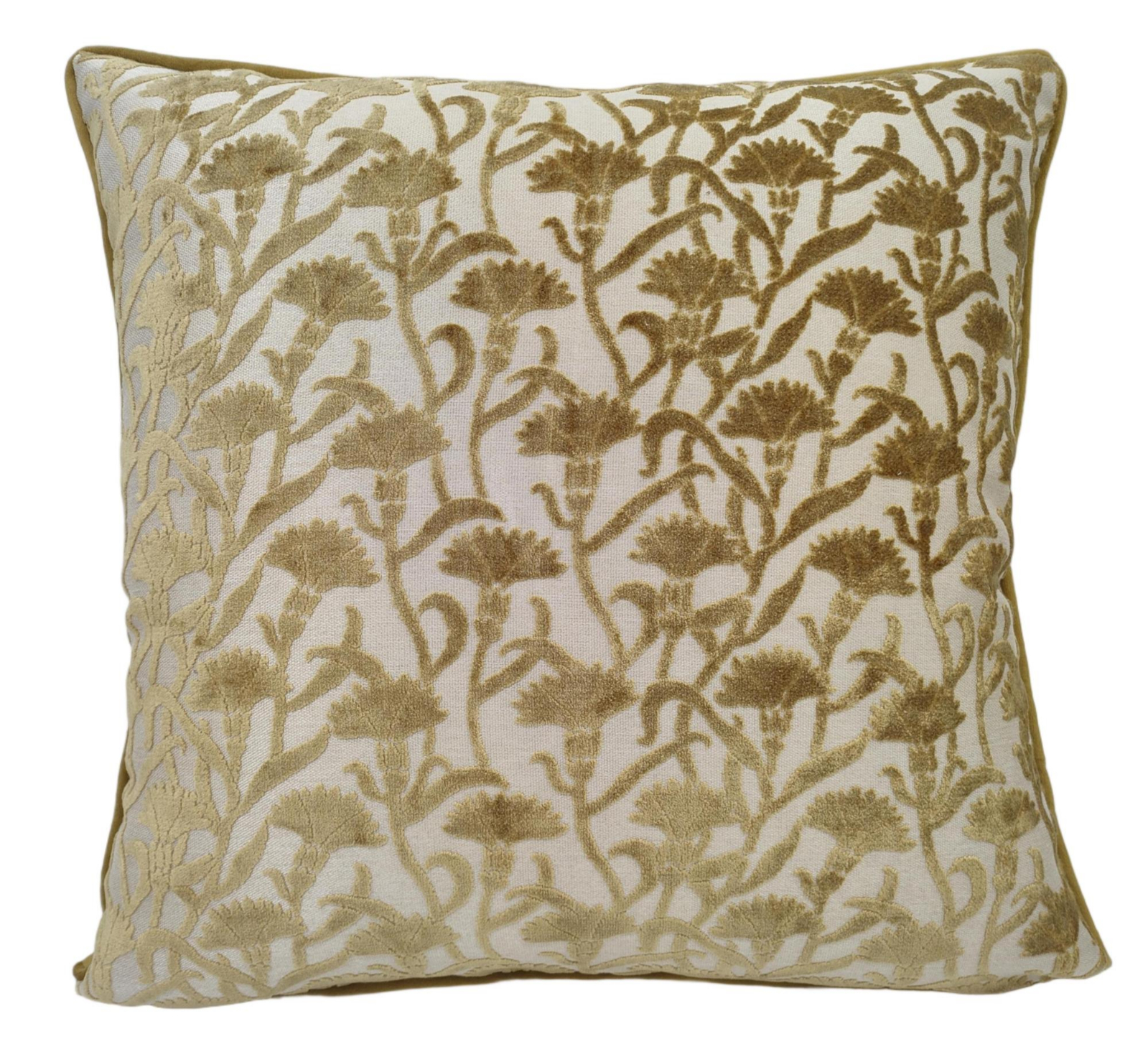 Cut Velvet Floral Whiskey Rev Velv by Malini | Style Our Home