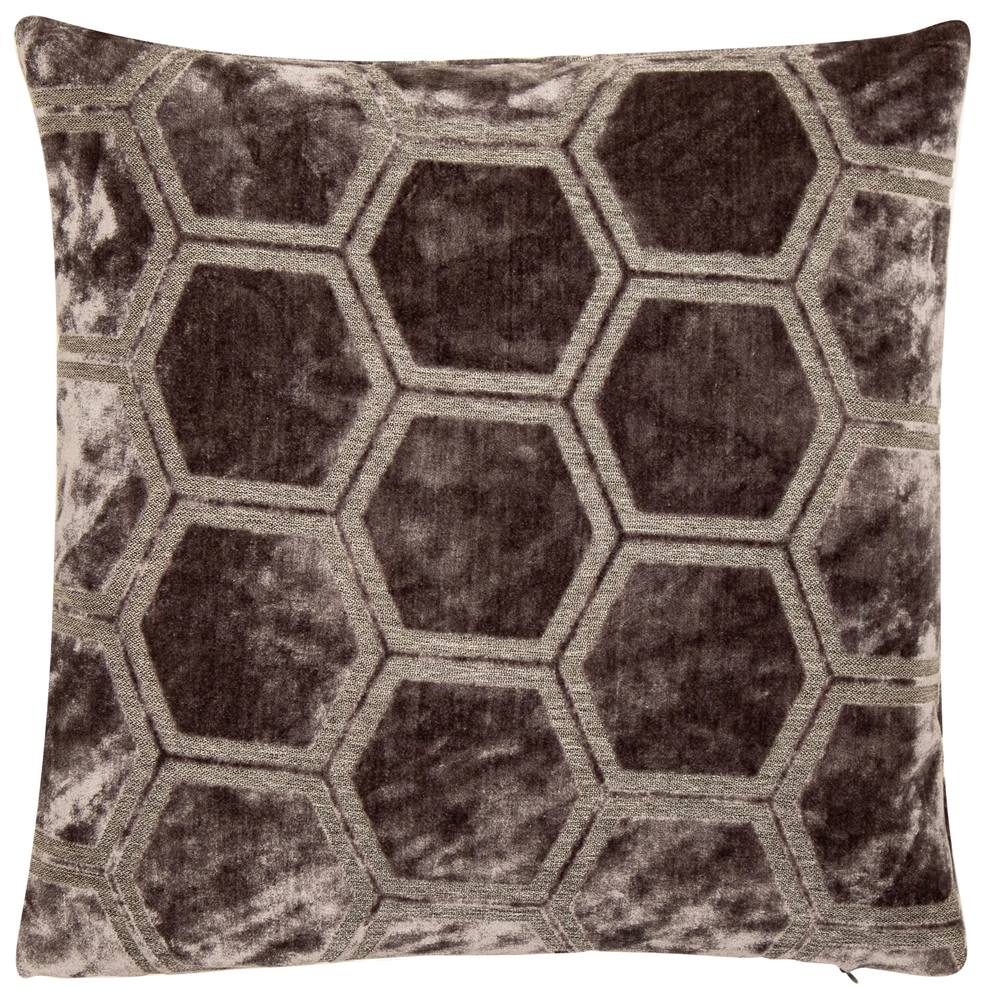 Large Hexagon Cut Velvet Slate by Malini | Style Our Home