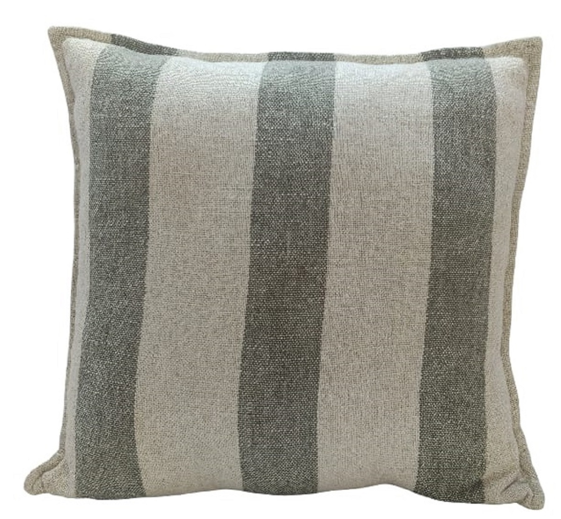 Viscose Linen Stripe Green by Malini | Style Our Home