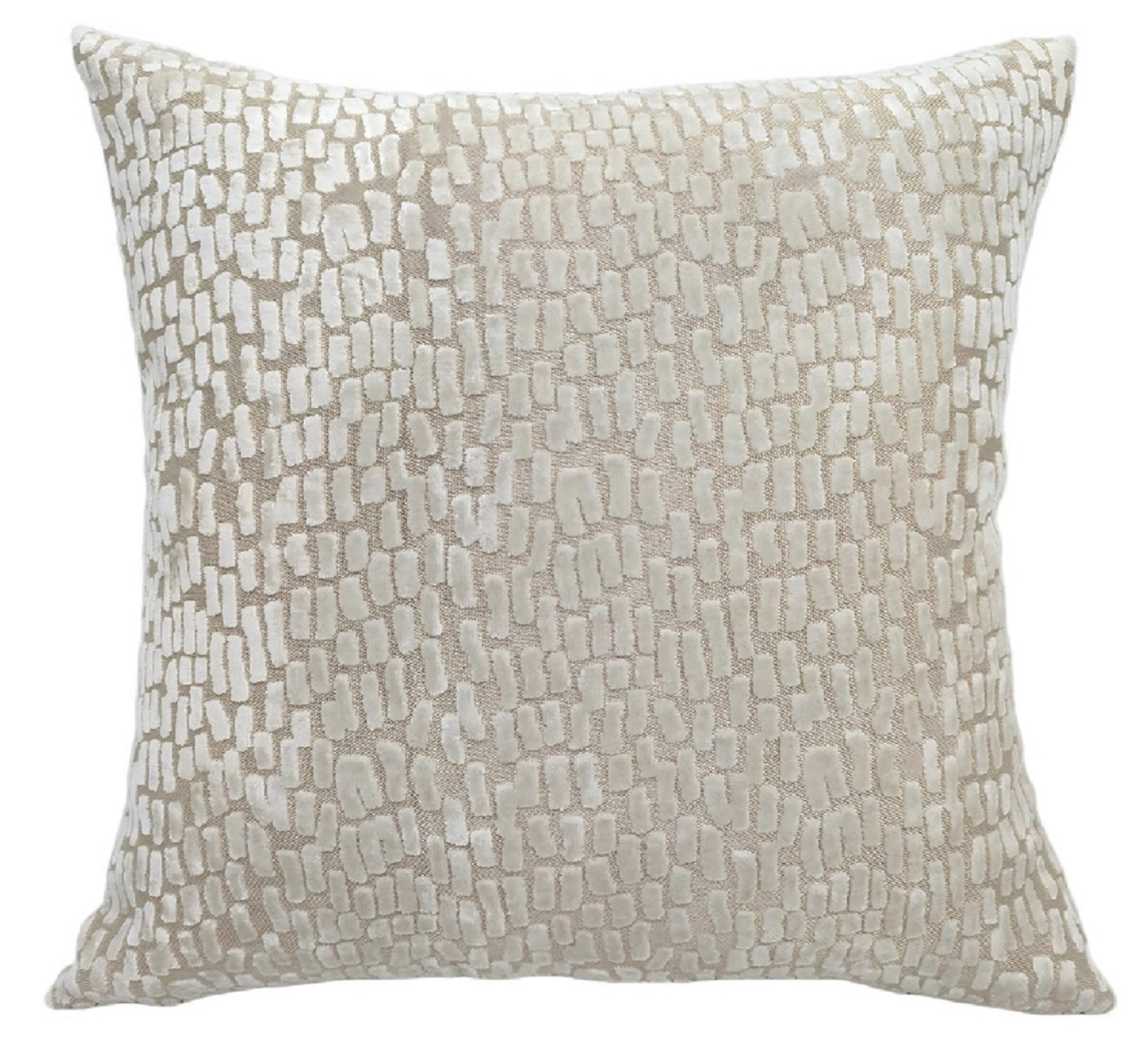 Cut Velvet Dashes Ivory by Malini | Style Our Home