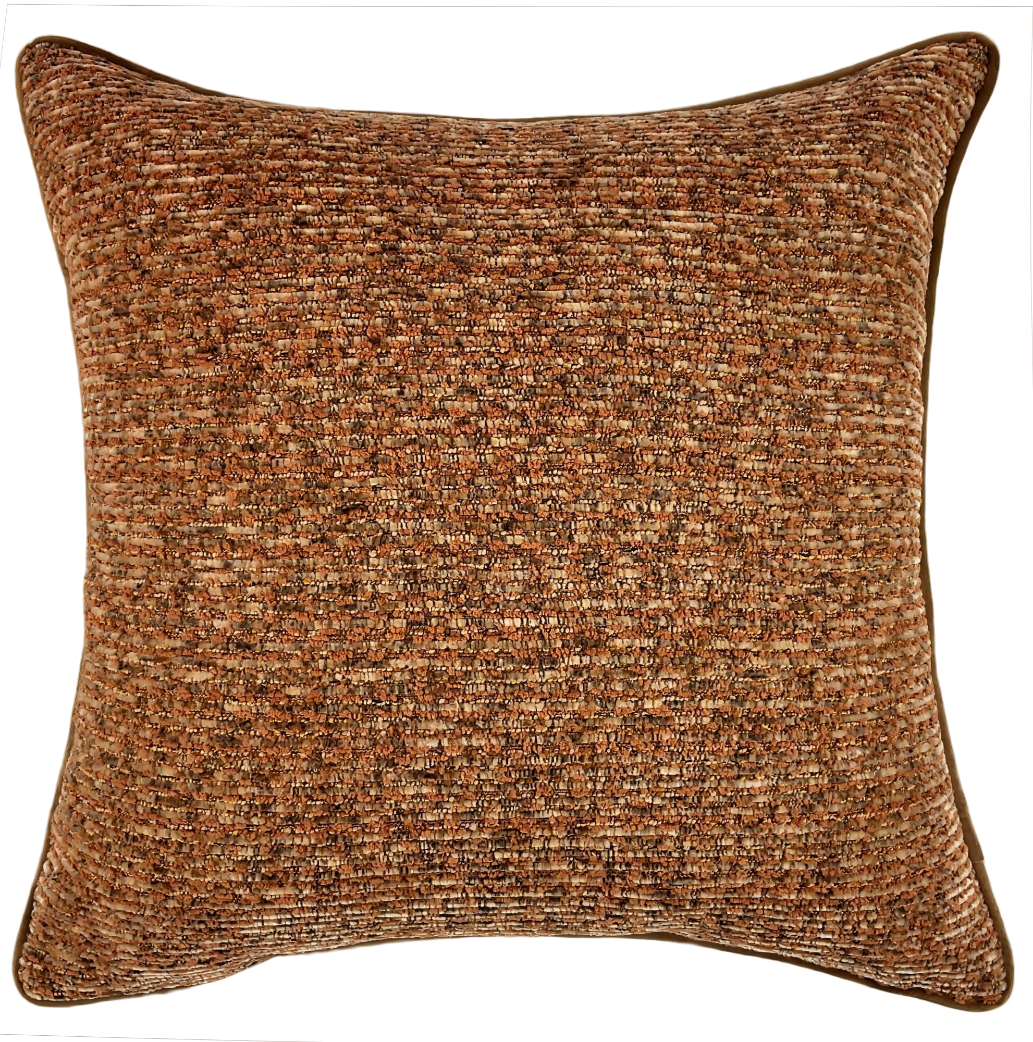 Textured Slub Cushion Orange by Malini | Style Our Home