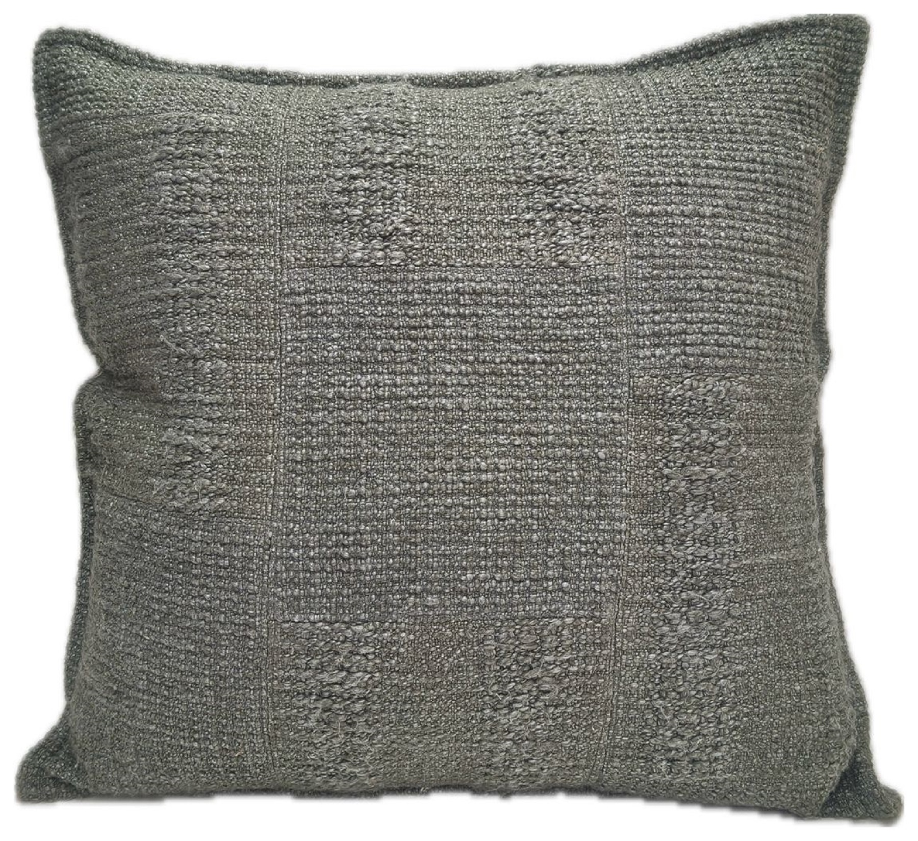 Textured Cotton Cushion Green by Malini | Style Our Home
