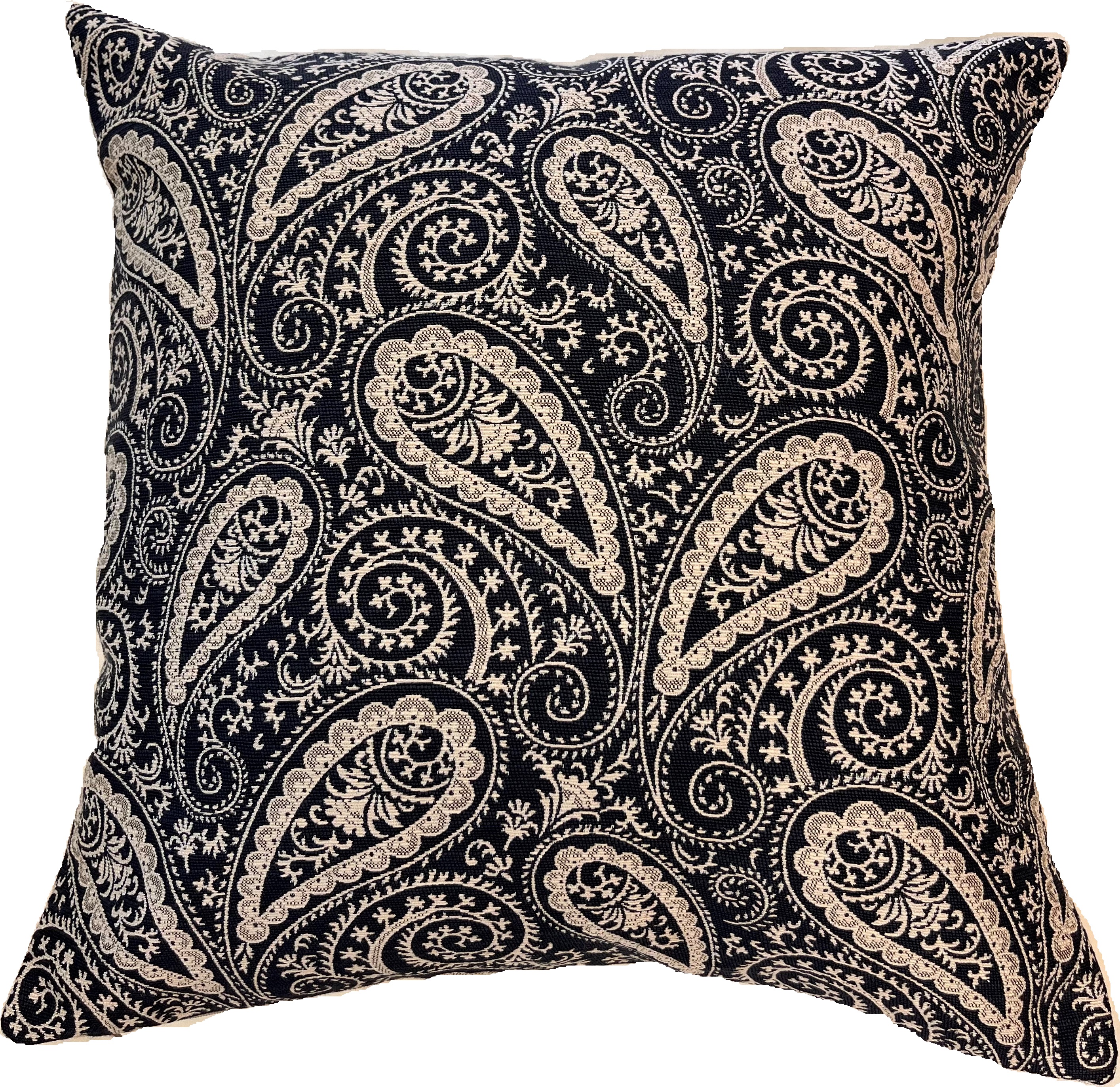 All Over Paisley On Navy by Malini | Style Our Home