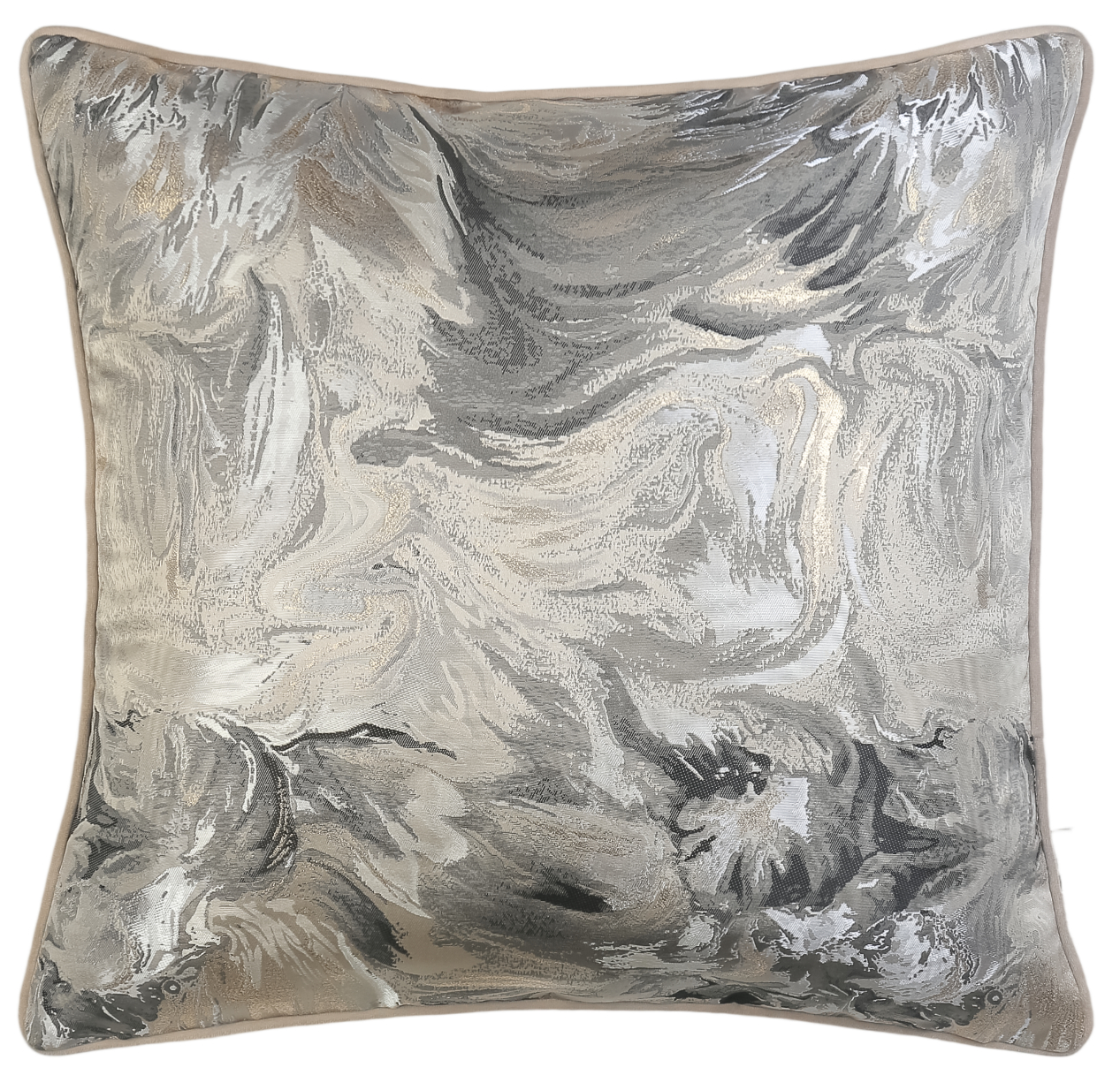 Stroke Sparkle Jaq With Velv Rev Taupe by Malini | Style Our Home