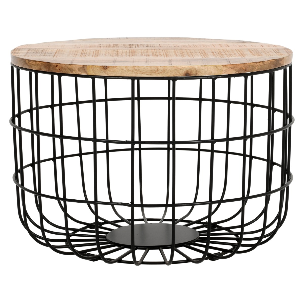 Wessex Solid Wood & Metal Wire Coffee Table by Karvello Designs | Style Our Home