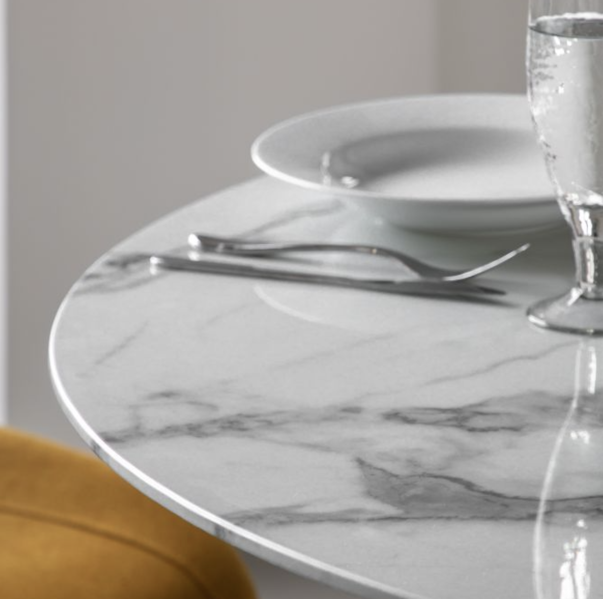 Merchant White Round Dining Table | Style Our Home