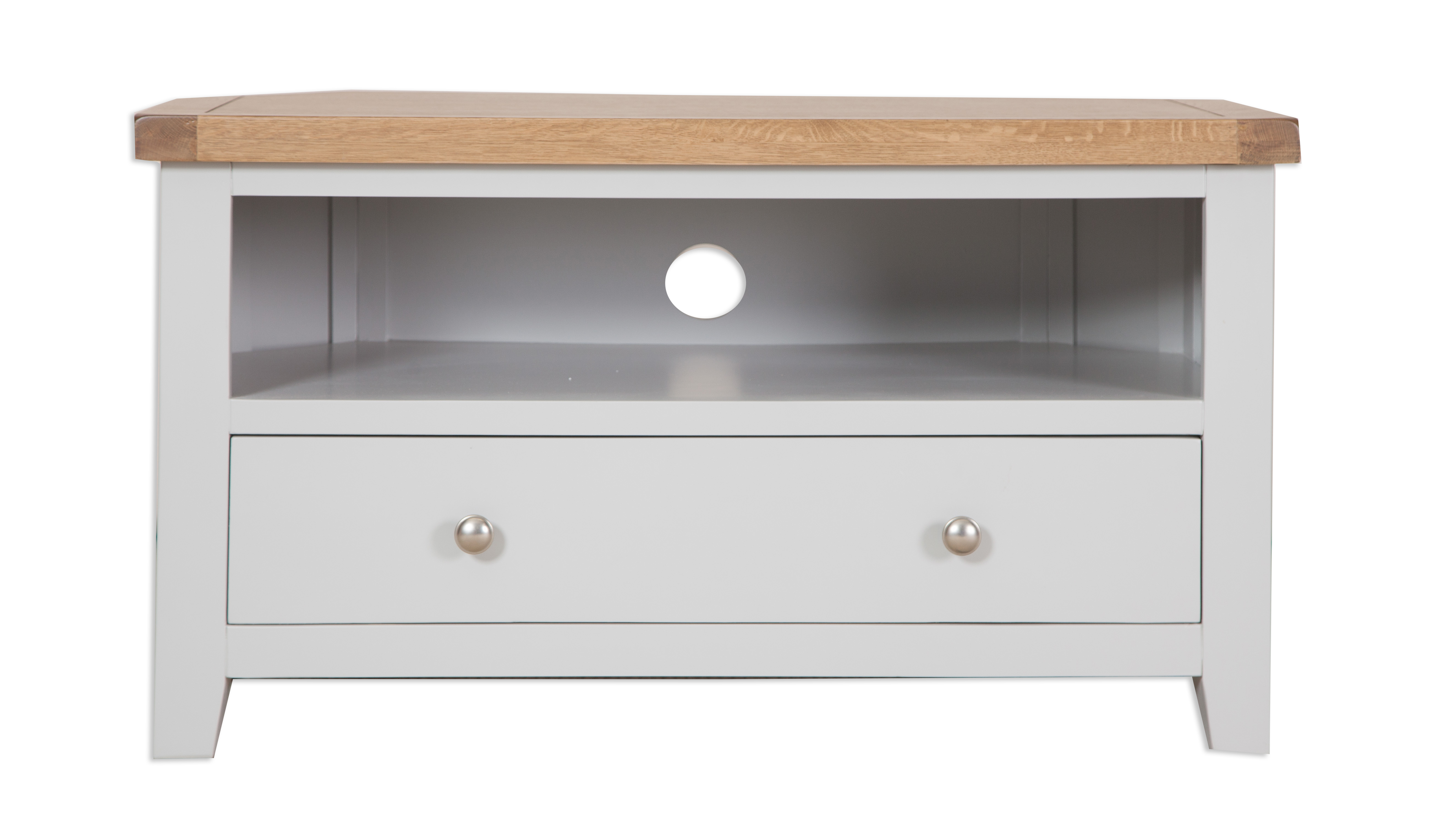 Parisian Grey Corner TV Cabinet by IFD | Style Our Home